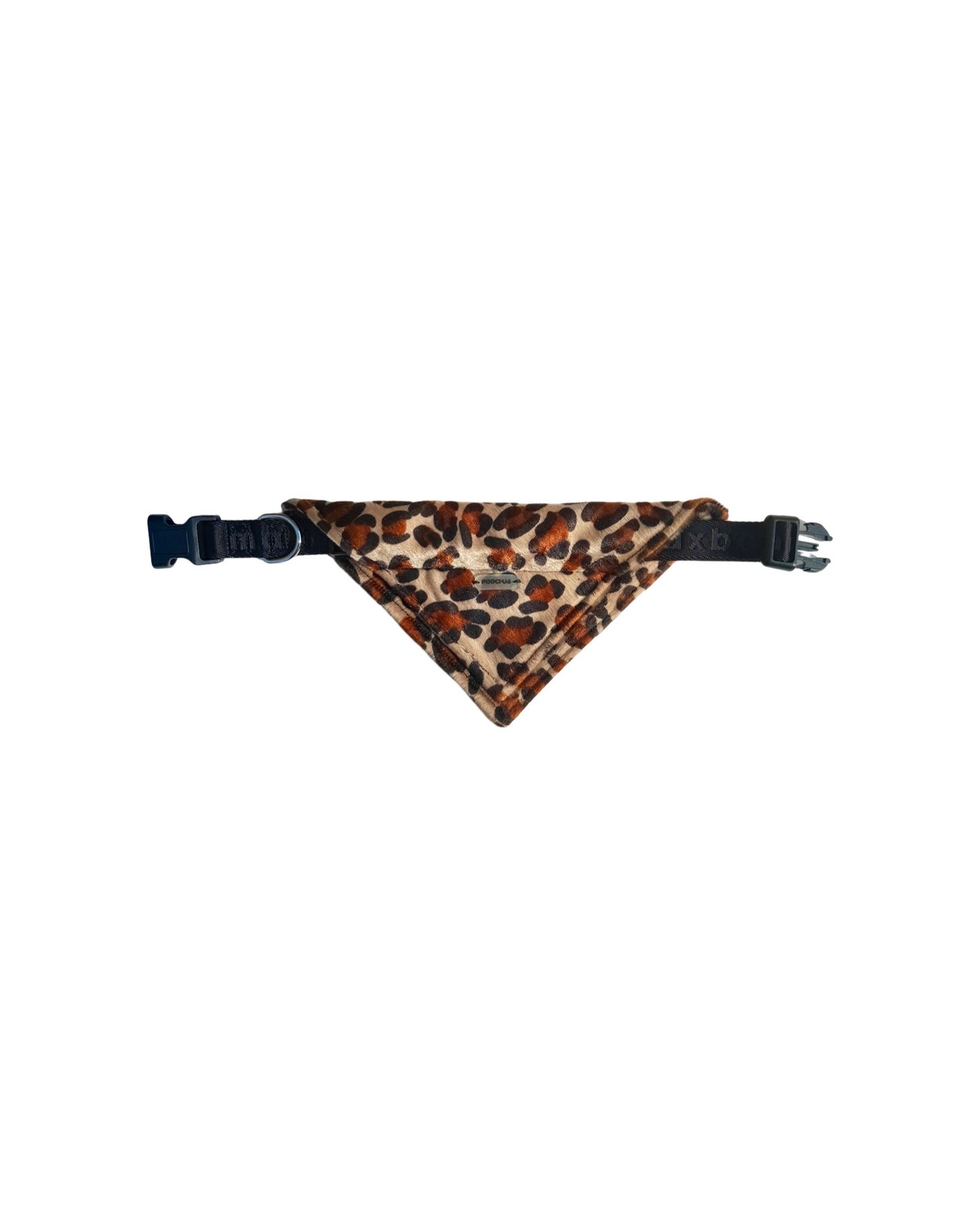 Cheetah Print Faux Fur Kerchief