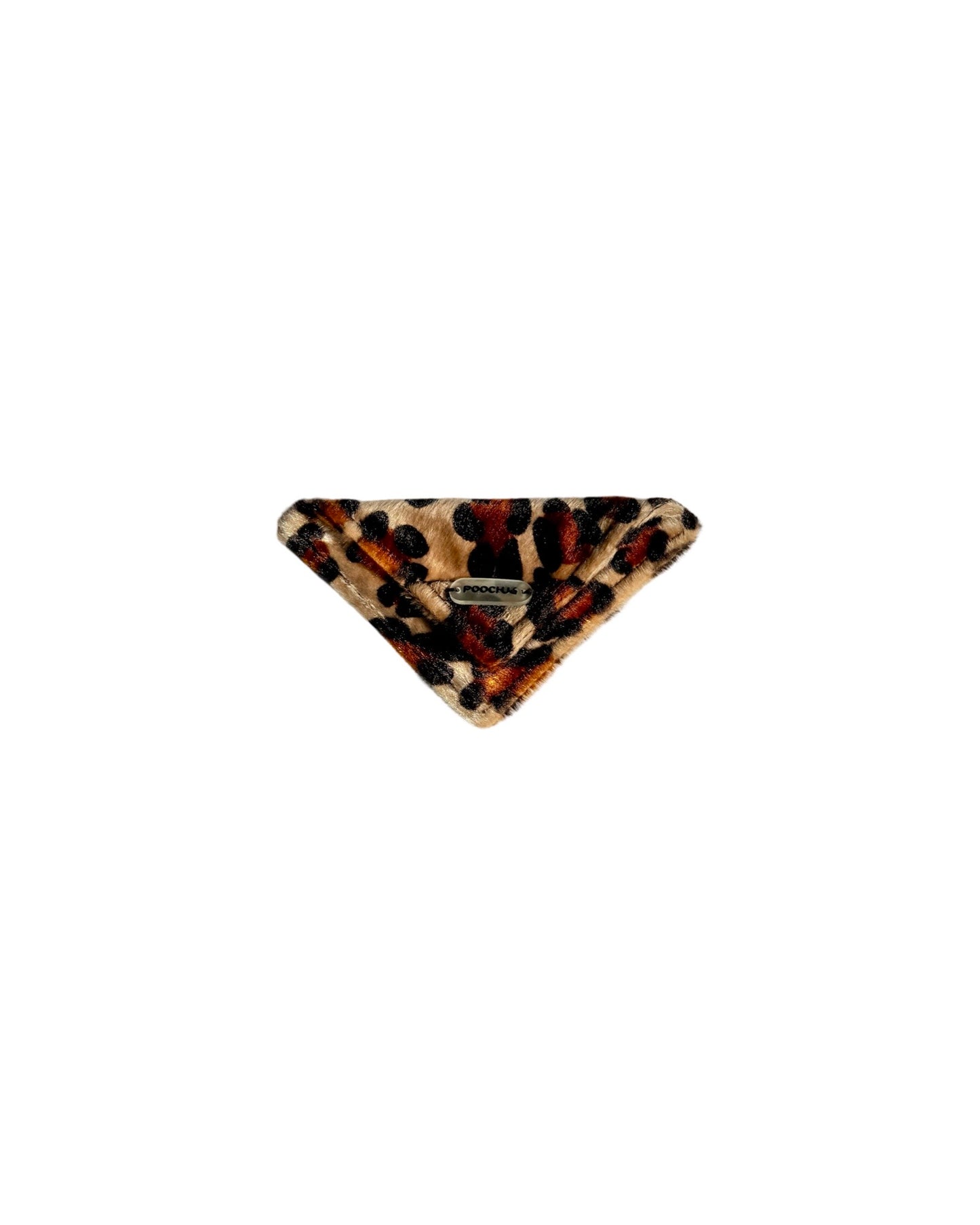Cheetah Print Faux Fur Kerchief