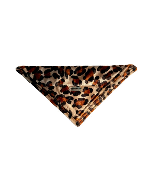 Cheetah Print Faux Fur Kerchief