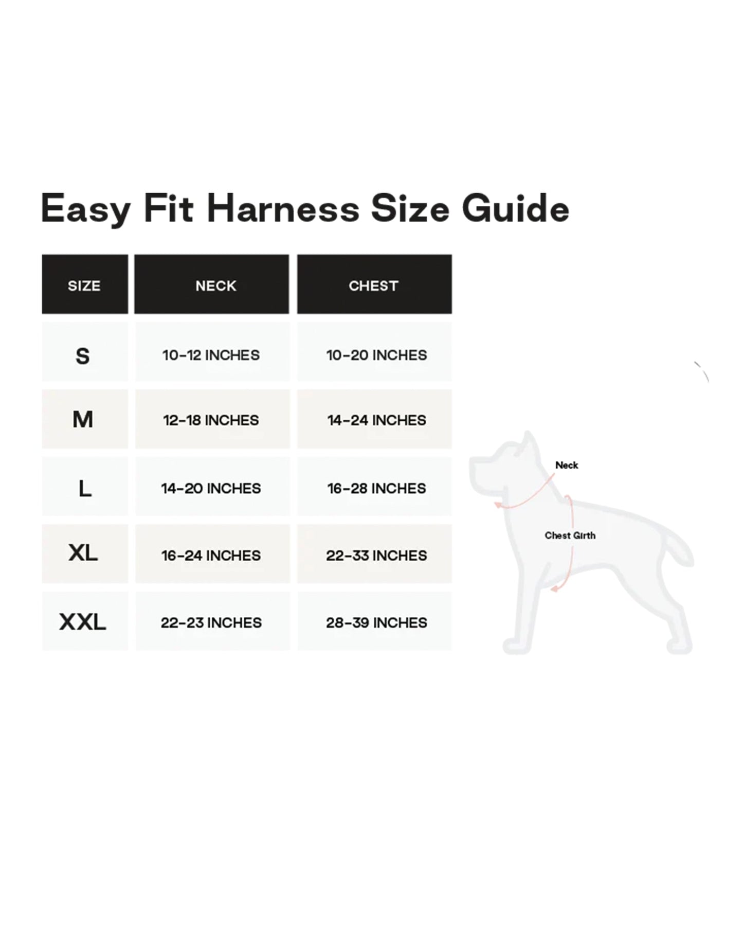 Easy Fit Harness - Light Grey