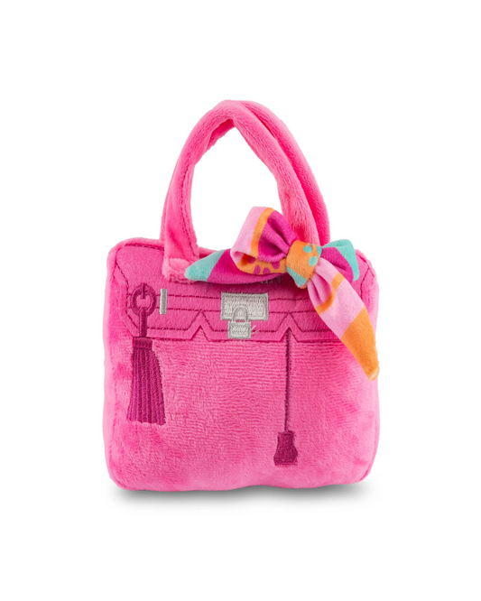 Barkin Bag - Pink w/ Scarf **RICH BITCH**