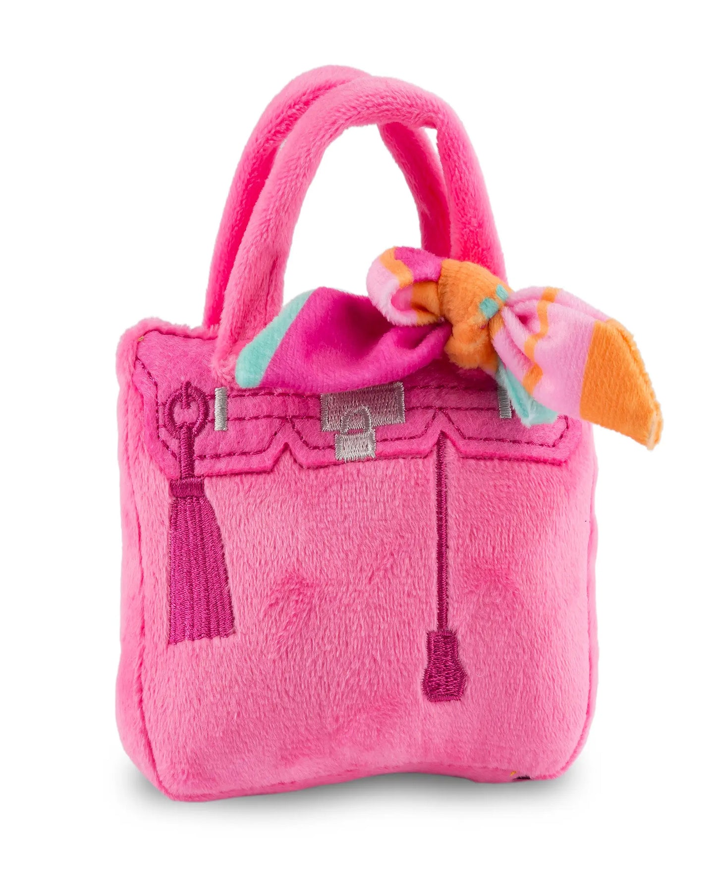 Barkin Bag - Pink w/ Scarf **RICH BITCH**