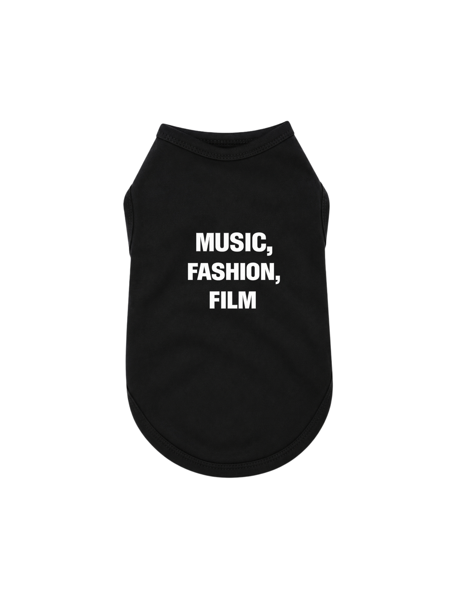 MUSIC, FASHION, FILM DOG TEE